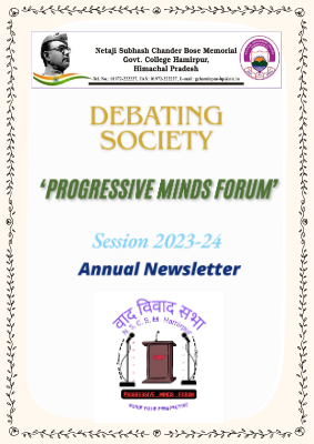 Debating Society - Annual Newsletter Session 2023-24