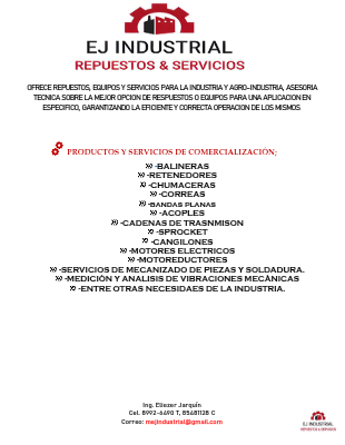Catalogo EJ Industrial
