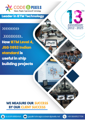 How IETM Level 4, JSG 0852 Indian standard is useful in ship building projects