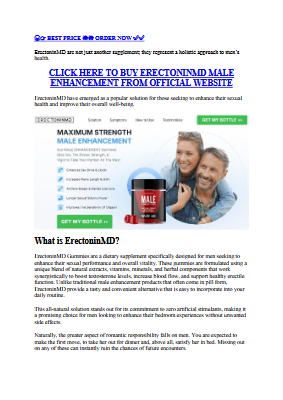 ErectoninMD Male Enhancement 2025: The Ultimate Formula for Peak Virility & Power!