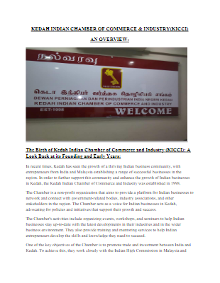 KICCI History (UPDATED)01-03-2023