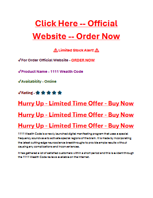 1111 Wealth Code Reviews (A Honest Customer Feedback) Price And Benefits Analysis!!$49