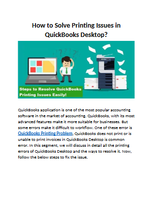 How to Resolve Printing Issues in QuickBooks Desktop (1)