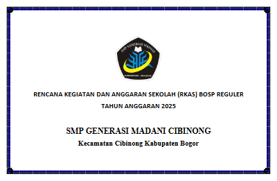 RKAS SMP GENERASI MADANI