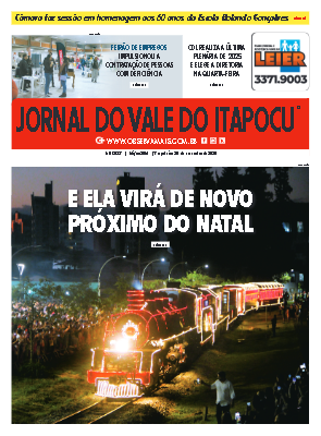 Edição 2561 do Jornal do Vale do Itapocu