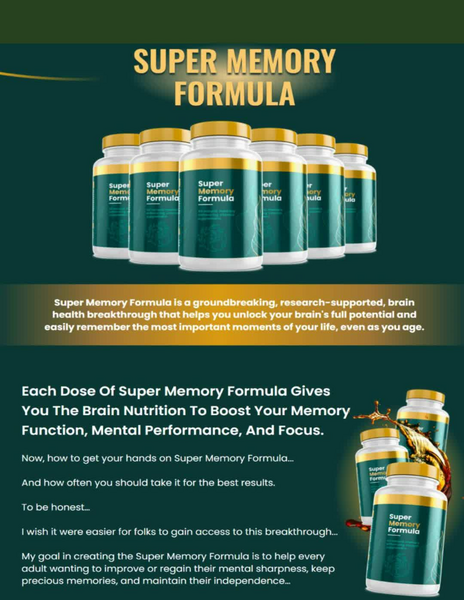 Super Memory Formula Reviews Consumer Reports