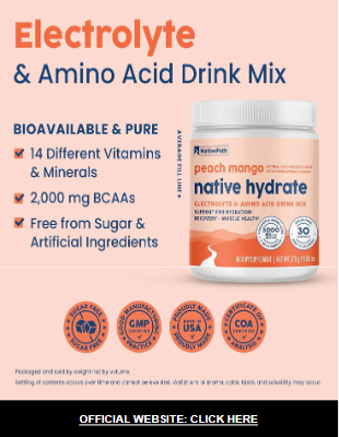 Nativepath Native Hydrate Zero Sugar Electrolytes Powder With Bcaas Reviews | Where To Buy Native Hydrate For Bladder Control