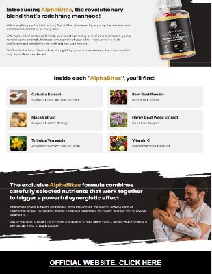 AlphaBites Male Enhancement Gummies Nearby
