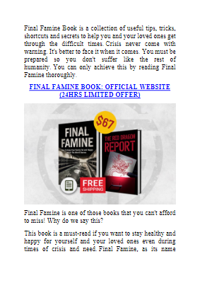 Final Famine Book PDF Download