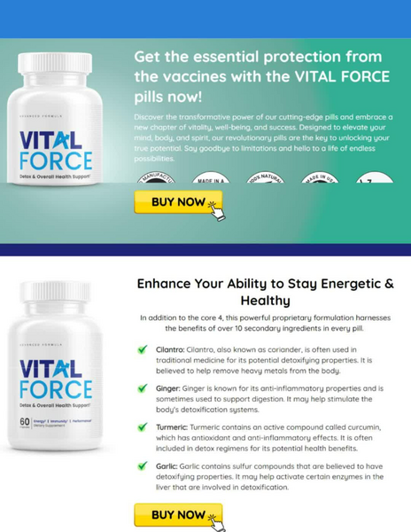 Vital Force Supplements - Health