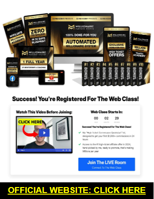 Millionaire Partner System Member Area And Video Courses