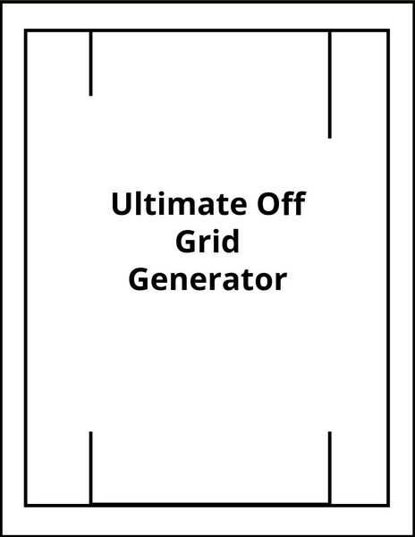 Ultimate Off Grid Generator PDF Free Download