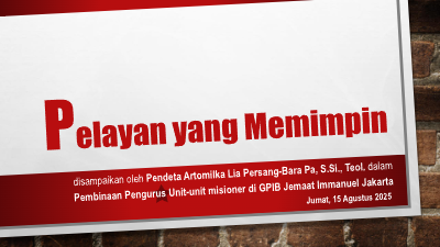 Pelayan yang Memimpin