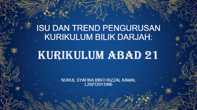 kurikulum abad 21 dan futuristik