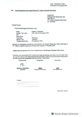 Surat pengunduran diri Bpk. Mohtar A. Butudoka(2)