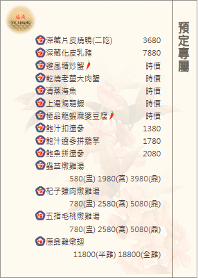 菜單 20250714