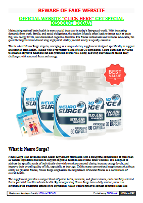 Neuro Surge (HOT RIGHT NOW!) Is It Worth The Buying Or fake?