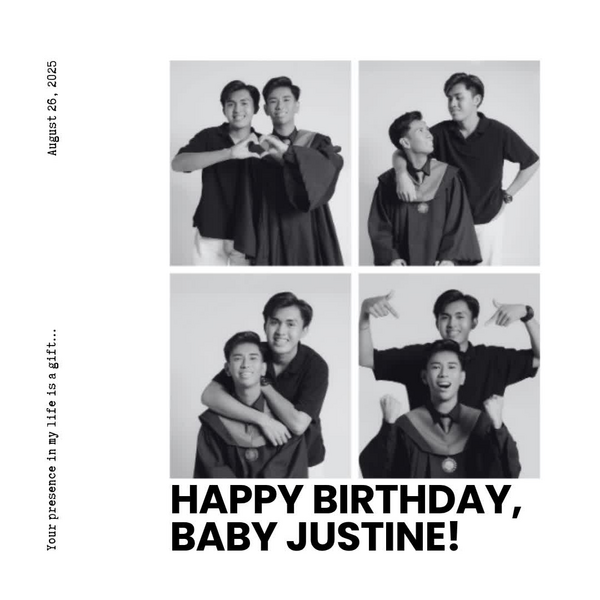 happy birthday, baby justine!