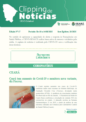 Clipping de Noticias - CIEVS Ceará Edição 17.2025