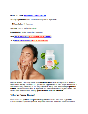 Prime Biome Reviews: I Tried it for 90-Days – My Detailed Review!