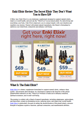 Enki Elixir